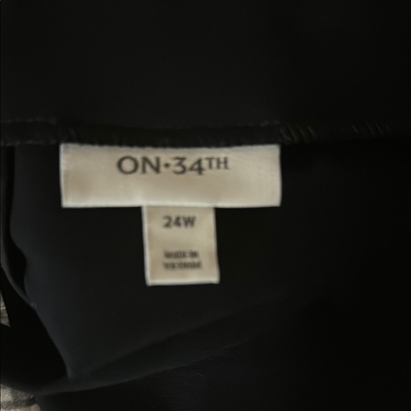 Black Square Neck Mini Dress - Picture 2 of 3